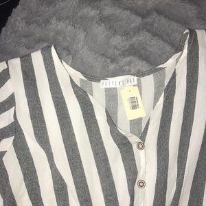 Dry goods high low tied t-shirt